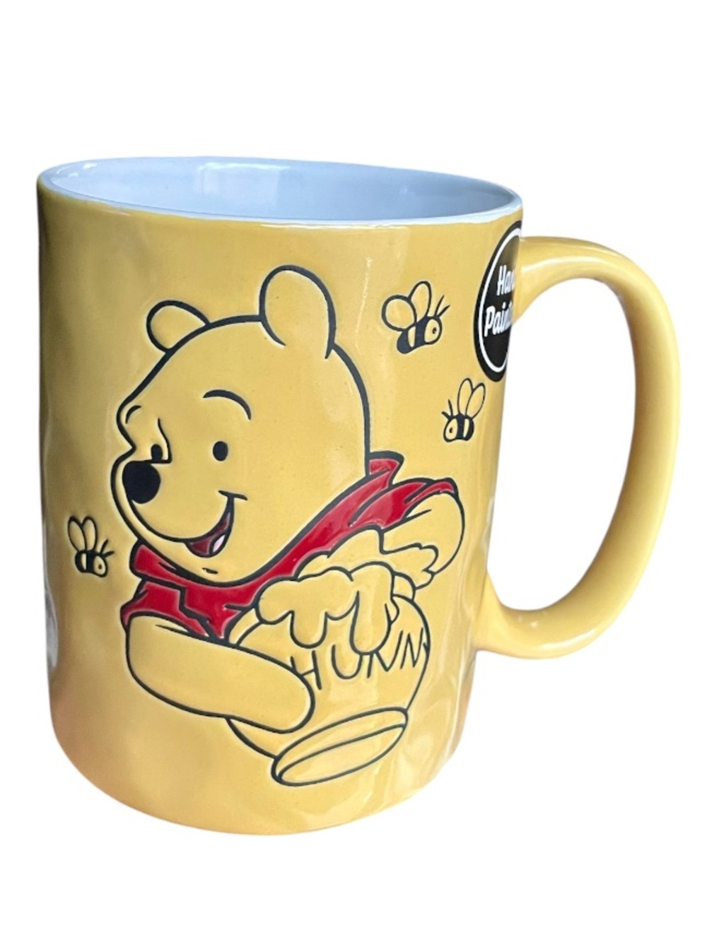Disney Winnie the Pooh 17oz Yellow ‘I Work Hard For The Honey’ Ceramic Mug